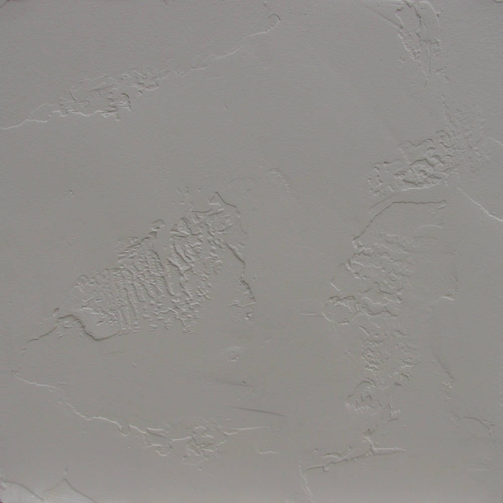 skip trowel texture, primed and paint are done.