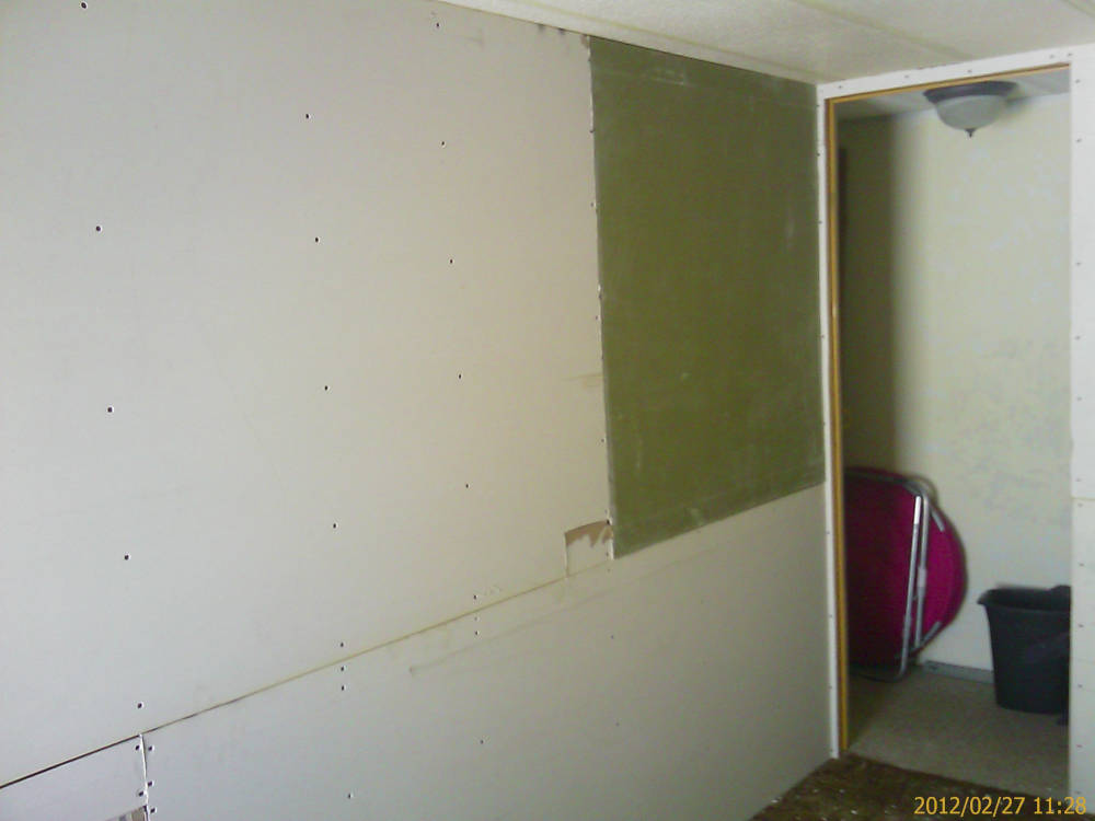 drywall repair after drywall
installation.